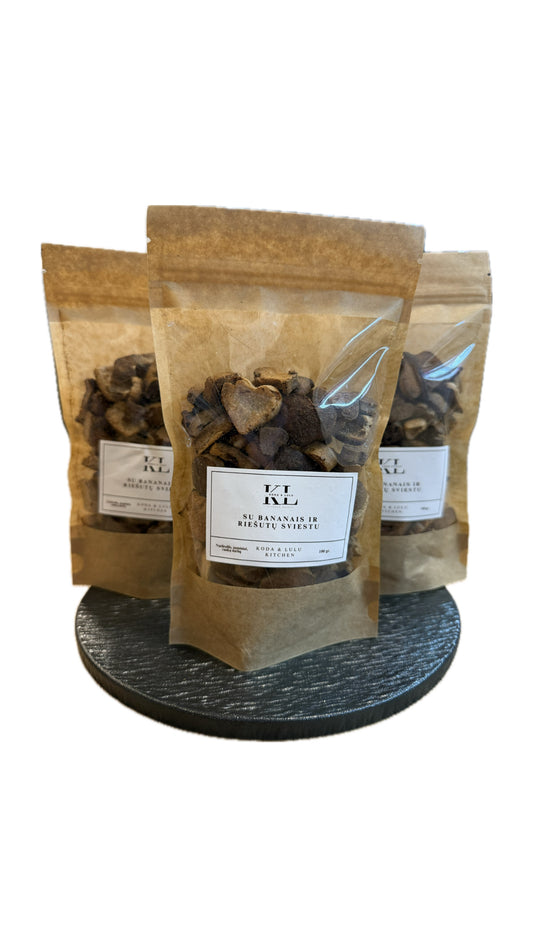 Su bananais ir riešutų sviestu