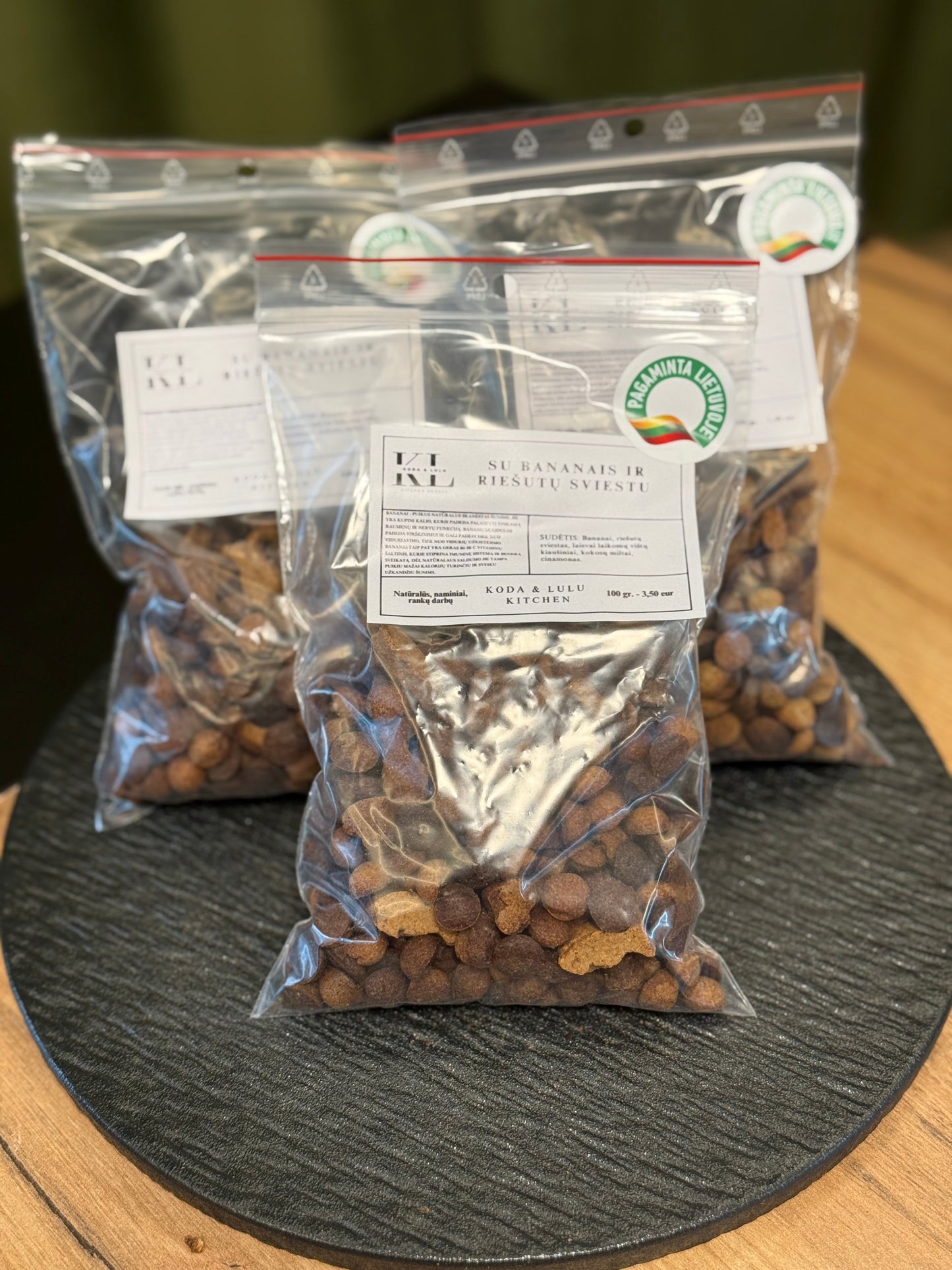 Su bananais ir riešutų sviestu