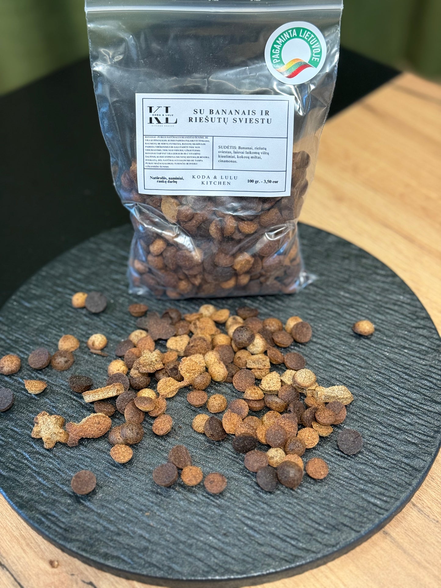 Su bananais ir riešutų sviestu